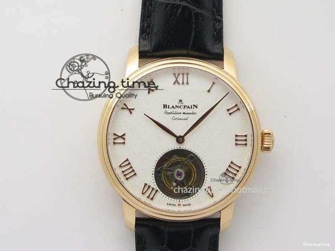 0512 FlexibleFit Villeret Quantième Complet 8 Jours SS Complicated Function OMF 1:1 Best Edition White Dial on Black Leather Strap A 7984